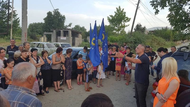 ირაკლი  სესიაშვილი კახეთის მოსახლეობას შეხვდა