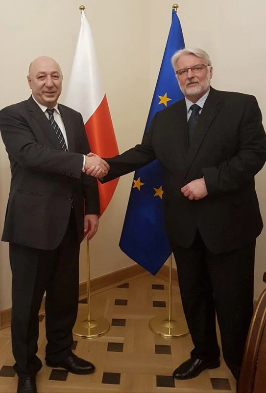 საქართველოს ელჩი პოლონეთის საგარეო საქმეთა მინისტრს შეხვდა