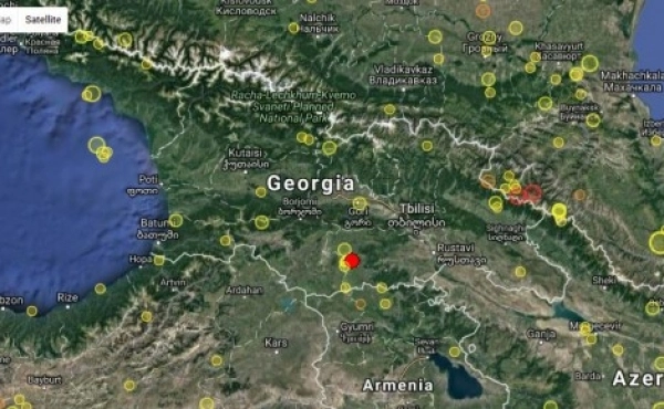 საქართველოში მიწისძვრა მოხდა
