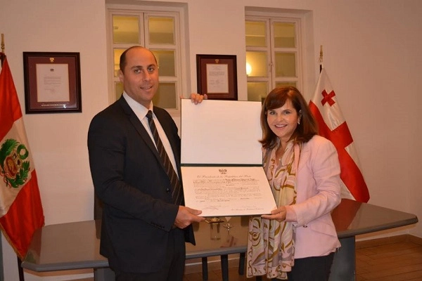 პერუს რესპუბლიკაში საქართველოს საპატიო საკონსულო გაიხსნა