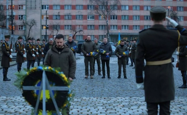 ზელენსკი ლვოვში ჩავიდა