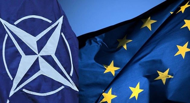 NDI კვლევის თანახმად, გამოკითხულთა 65% NATO-ში, ხოლო 75% ევროკავშირში გაწევრიანების მომხრეა