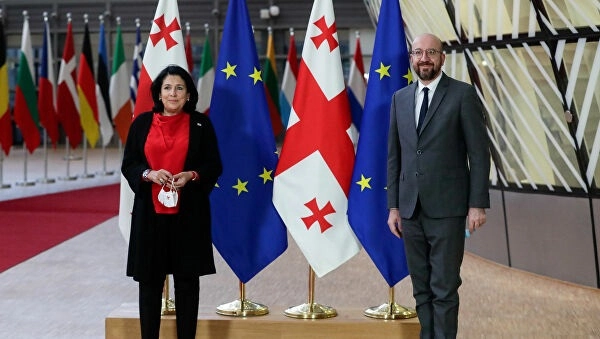 შარლ მიშელმა სალომე ზურაბიშვილი ბრიუსელში მიიწვია