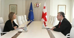 გიორგი კვირიკაშვილი ბრიტანეთის ელჩს შეხვდა