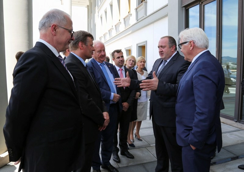 საქართველოს პრეზიდენტი გერმანიის საგარეო საქმეთა მინისტრს შეხვდა