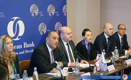 2016 წელს EBRD საქართველოში დაახლოებით, 400 მლნ. ევროს ოდენობის ინვესტიციების განხორციელებას გეგმავს 