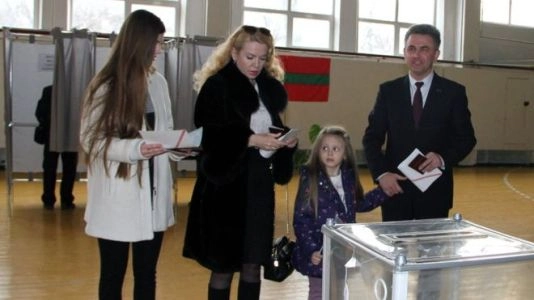 თვითგამოცხადებულ დნესტრისპირეთში  ე.წ. საპრეზიდენტო არჩევნები გაიმართა