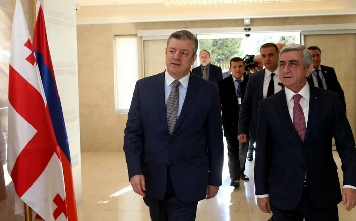  საქართველოს პრემიერ-მინისტრი სომხეთის პრეზიდენტს შეხვდა
