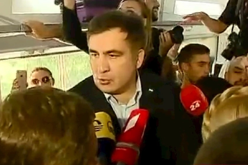 თქვენ ხართ ივანიშვილის აგენტები - სააკაშვილი ,,იმედის'' ჟურნალისტს მიმართვს