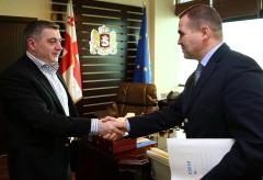 კახა კახიშვილი მოლდოვის დელეგაციას შეხვდა