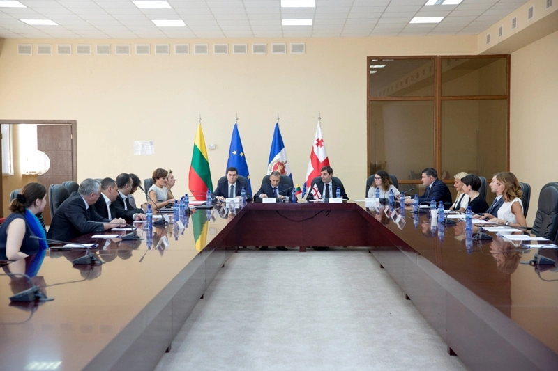 შინაგან საქმეთა სამინისტროს ლიტვის რესპუბლიკის ეროვნული პოლიციის დელეგაცია ეწვია