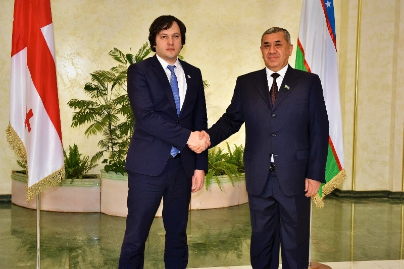 ირაკლი კობახიძე უზბეკეთის რესპუბლიკის ოლიი მაჯლისის სენატის თავმჯდომარეს, ნიგმატილა იულდოშევს შეხვდა