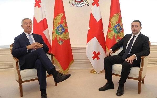 ირაკლი ღარიბაშვილი მონტენეგროს პრეზიდენტ მილო ჯუკანოვიჩს შეხვდა