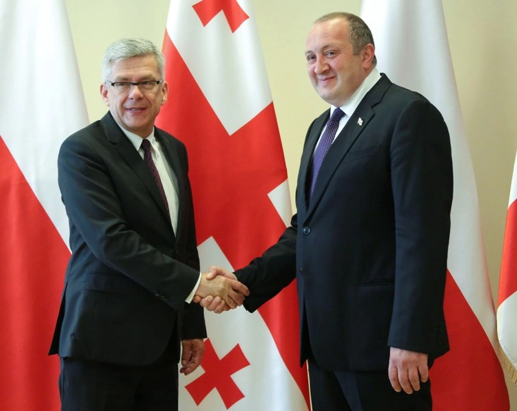 გიორგი მარგველაშვილმა პოლონეთის სენატის მარშალს უმასპინძლა