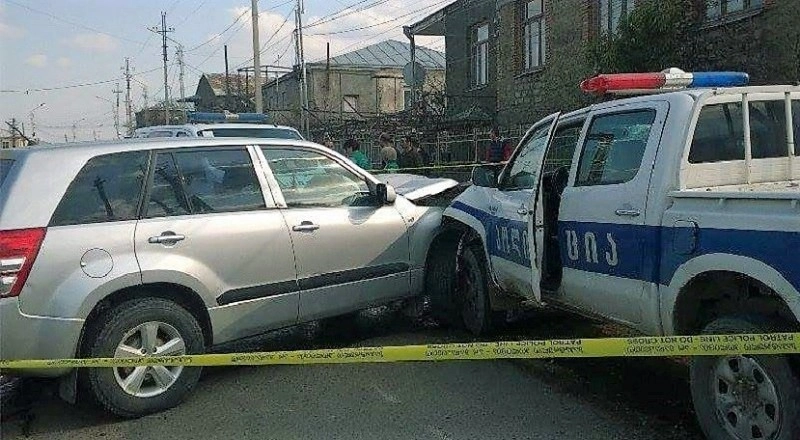 ავტოსაგზაო შემთხვევა თელავში - დაშავებულია პოლიციის თანამშრომელი