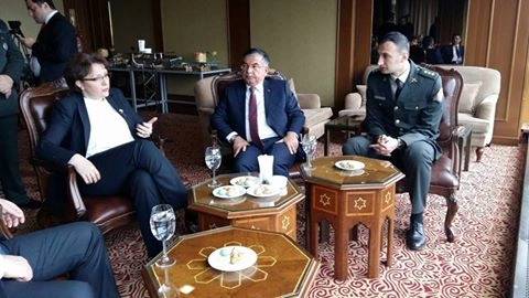 თინათინ ხიდაშელი თურქ კოლეგას შეხვდა