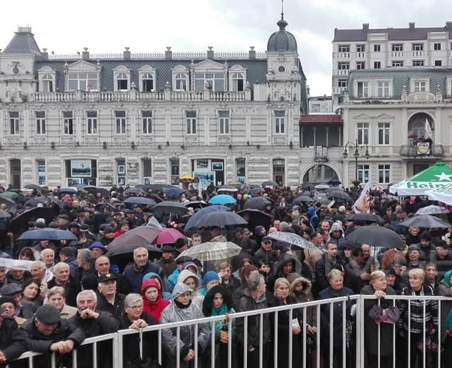 არა მიშას, არა „ნაციონალური მოძრაობის“ ნამსხვრევებს - პატრიოტთა ალიანსის" აქცია ბათუმში
