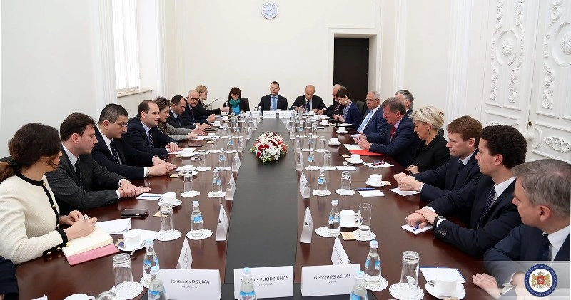 მიხეილ ჯანელიძე საქართველოში აკრედიტებულ ევროკავშირის ქვეყნების ელჩებს შეხვდა