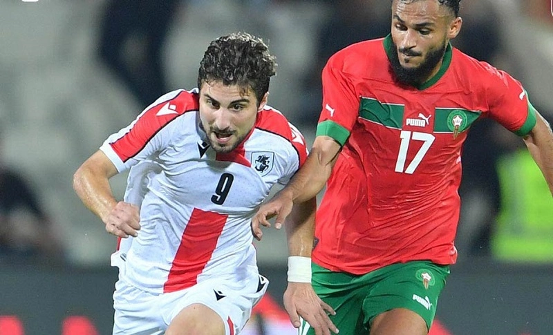 საქართველოს ფეხბურთელთა ნაკრები მაროკოსთან 0:3 დამარცხდა