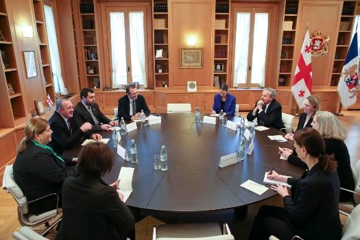  საქართველოს პრეზიდენტი აშშ-ის სახელმწიფო მდივნის თანაშემწის მოადგილეს ბრიჯიტ ბრინკს შეხვდა