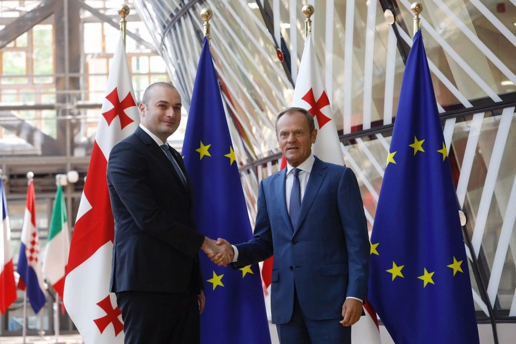 მამუკა ბახტაძე დონალდ ტუსკს შეხვდა