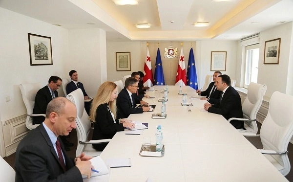 ირაკლი ღარიბაშვილი დერეკ შოლეს შეხვდა
