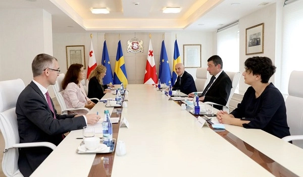 გიორგი გახარია შვედეთის სამეფოს საგარეო საქმეთა მინისტრ ან ლინდეს შეხვდა