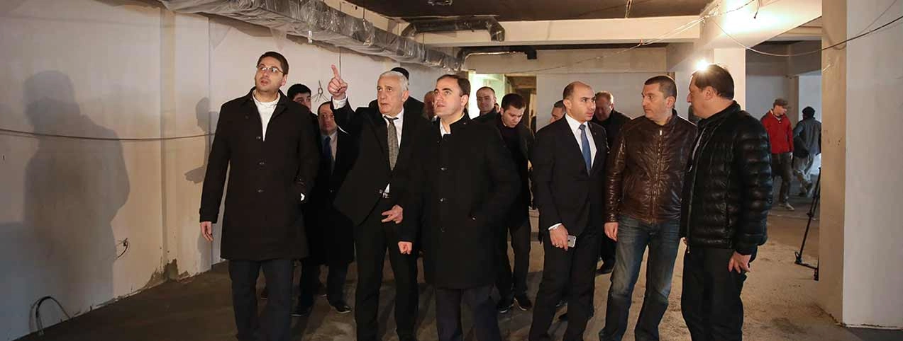 დავით ნარმანიამ სავარჯიშო-გამაჯანსაღებელი ცენტრის “OkTopUs“-ის სამშენებლო სამუშაოები დაათვალიერა