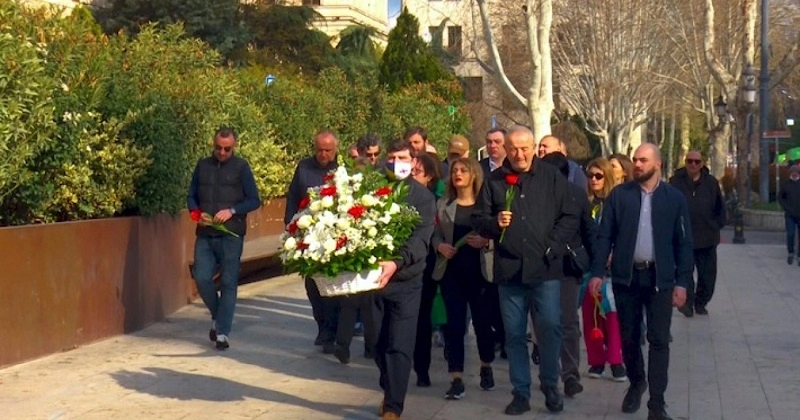 „ევროპული საქართველოს“ წევრებმა 9 აპრილის ტრაგედიისას დაღუპულთა ხსოვნას პატივი მიაგეს