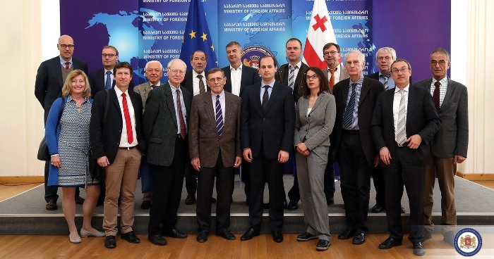 მიხეილ ჯანელიძე 16 გერმანელ ჟურნალისტს შეხვდა