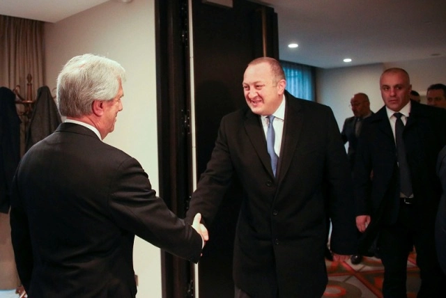  გიორგი მარგველაშვილი ურუგვაის რესპუბლიკის პრეზიდენტს ტაბარე ვასკესის შეხვდა