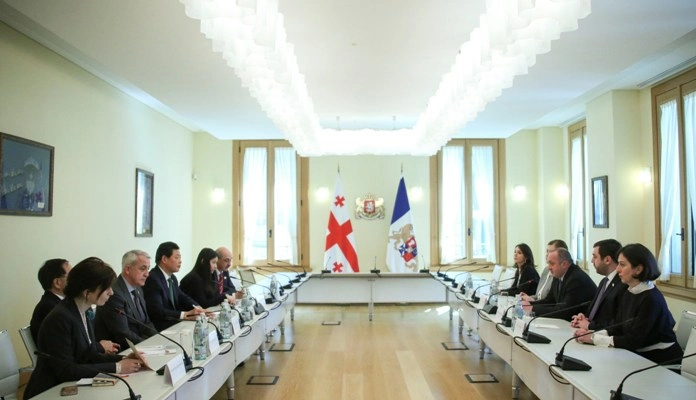 გიორგი მარგველაშვილი „აბრეშუმის გზის" საერთაშორისო ვაჭრობის პალატის თავმჯდომარეს შეხვდა