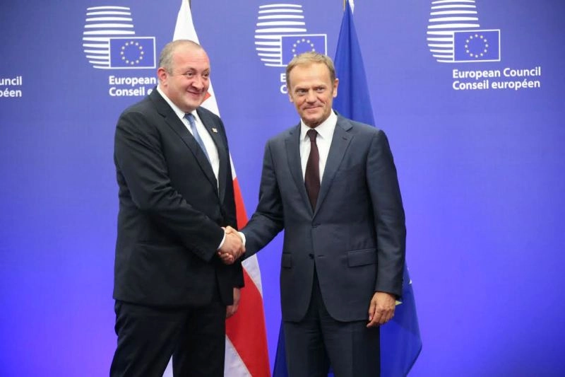 საქართველოს და ევროპული საბჭოს პრეზიდენტებმა იმედი გამოთქვეს რომ ვიზალიბერალიზაციის პროცესი მალე და წარმატებით დასრულდება