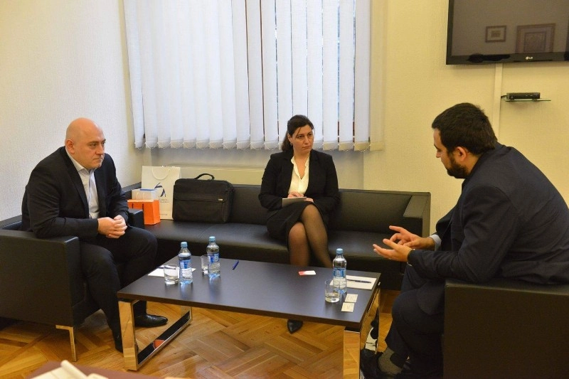 საგარეო ურთიერთობათა კომიტეტის თავმჯდომარე რუმინელ ანალიტიკოსს, მოლდოვის პრემიერ-მინისტრის მრჩეველს, რადუ მაგდინს შეხვდა