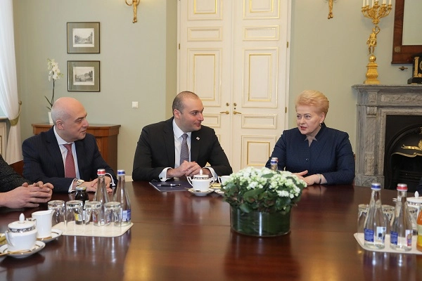 დალია გრიბაუსკაიტემ მამუკა ბახტაძეს საქართველოს ევროპული და ევროატლანტიკური ინტეგრაციისადმი მტკიცე მხარდაჭერა დაუდასტურა