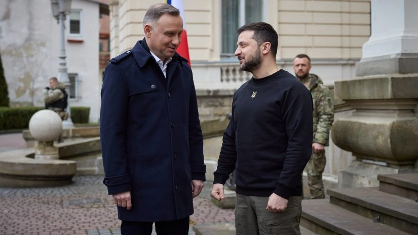პოლონეთისა და ლიეტუვის პრეზიდენტები ლვოვში ჩავიდნენ