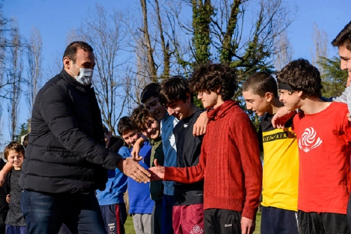  "მთავარია მონდომება" - მამუკა გორგოძის შეხვედრა "სოხუმი"-ს პატარა მორაგბეებთან