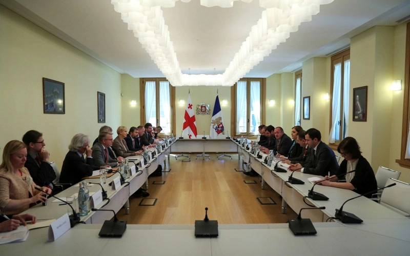 საქართველოს პრეზიდენტი ევროპარლამენტის დელეგაციას შეხვდა