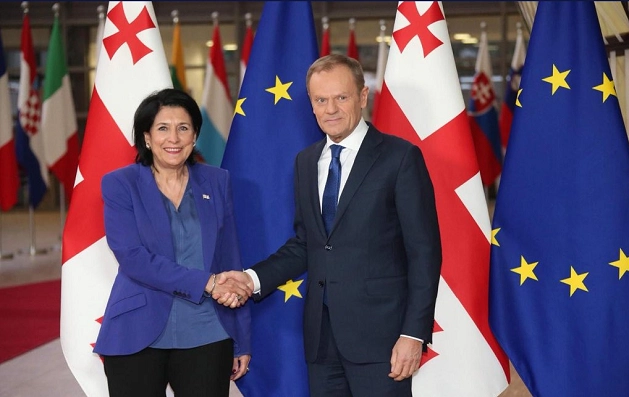 ევროკავშირი საქართველოს სუვერენულობის, ტერიტორიული მთლიანობისა და კონფლიქტების მოგვარების მცდელობების მიმართ უცვლელი მხარდამჭერია - ტუსკი