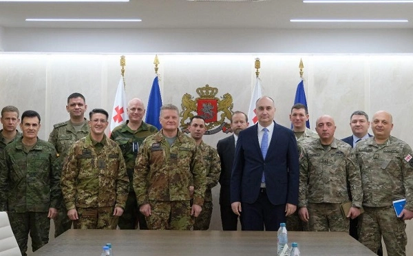 საქართველოში ნატოს სამხედრო მაღალჩინოსნები იმყოფებიან