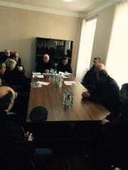 ირაკლი შიხიაშვილი რუსთავში ადგილობრივი სამმართველოს ხელმძღვანელობას და ვეტერანებს შეხვდა