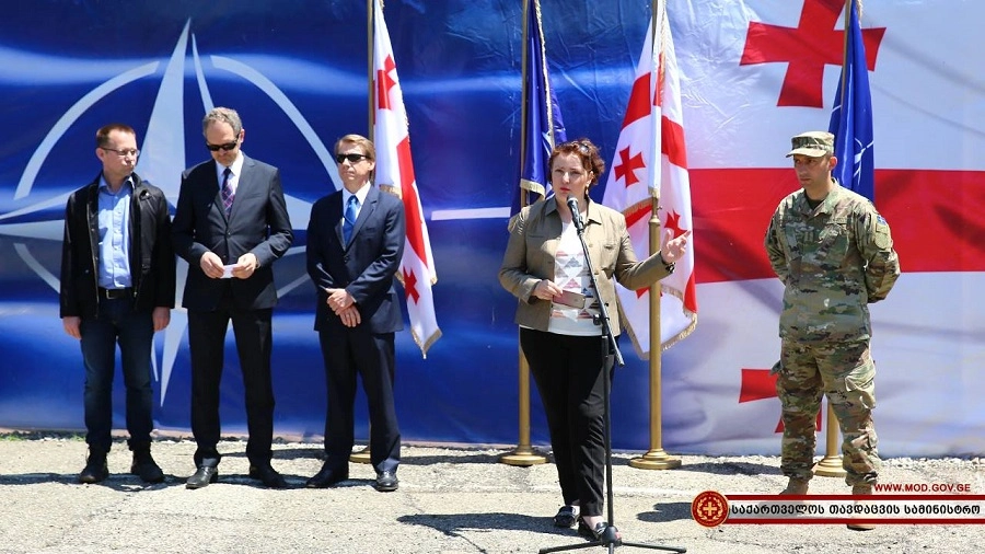 ნორიოს საწვრთნელ ბაზაზე ნატო-საქართველოს წვრთნის და შეფასების ერთობლივი ცენტრის პირველი საველე სწავლება გაიმართა. 