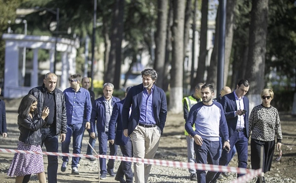 ვეტერანთა კულტურის და დასვენების პარკში მიმდინარე სამუშაოები დასასრულს უახლოვდება
