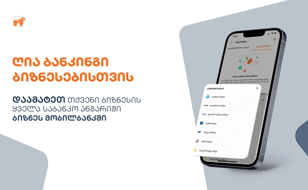 ღია ბანკინგის ფუნქციონალი უკვე საქართველოს ბანკის ბიზნეს მობილბანკშია ხელმისაწვდომი