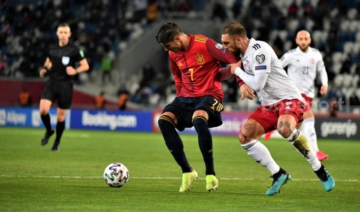 საქართველოს ნაკრები ესპანეთთან 1:2 დამარცხდა