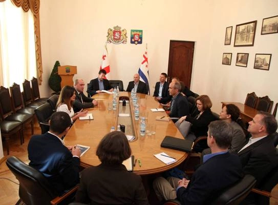 არჩილ ხაბაძე ამერიკის ეროვნული ომის კოლეჯის კურსანტებს შეხვდა