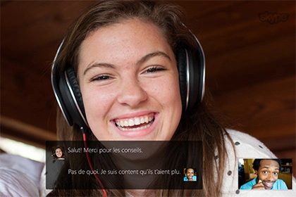Skype-ში საუბრები სინქრონულად გადაითარგმნება