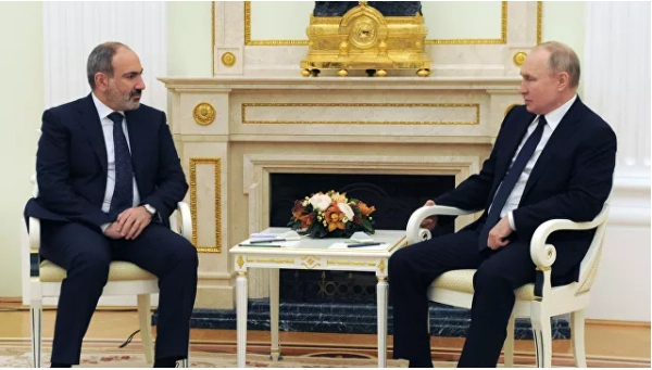 ნიკოლ ფაშინიანი პუტინს სამხედრო დახმარებას სთხოვს