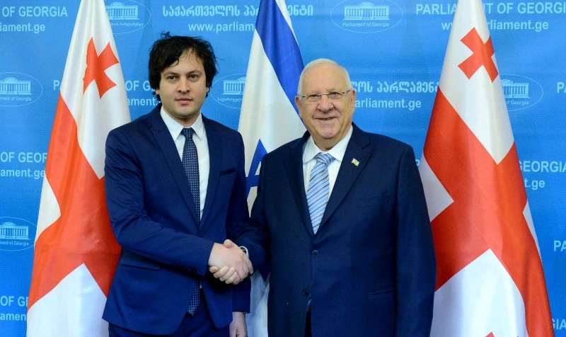 ირაკლი კობახიძე ისრაელის პრეზიდენტს შეხვდა (ვიდეო)