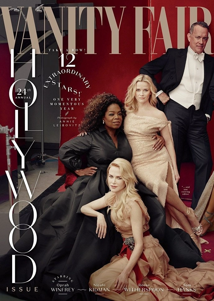 სამფეხა რიზ უიზერსპუნი ჟურნალ Vanity Fair-ის გარეკანზე (ფოტო)